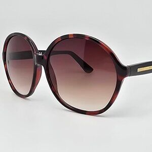 Vince Camuto VC602 Tortoise Frame Brown Gradient Lens Oversized Sunglasses 57mm